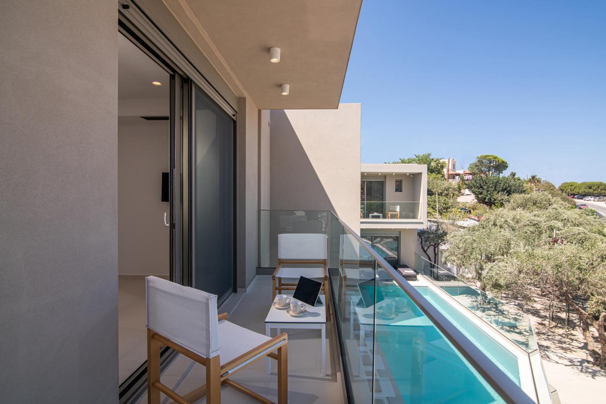 Beachfront Villa Edem Dedicated Beach Space - Heated Pool Agios Nikolaos  Exterior photo