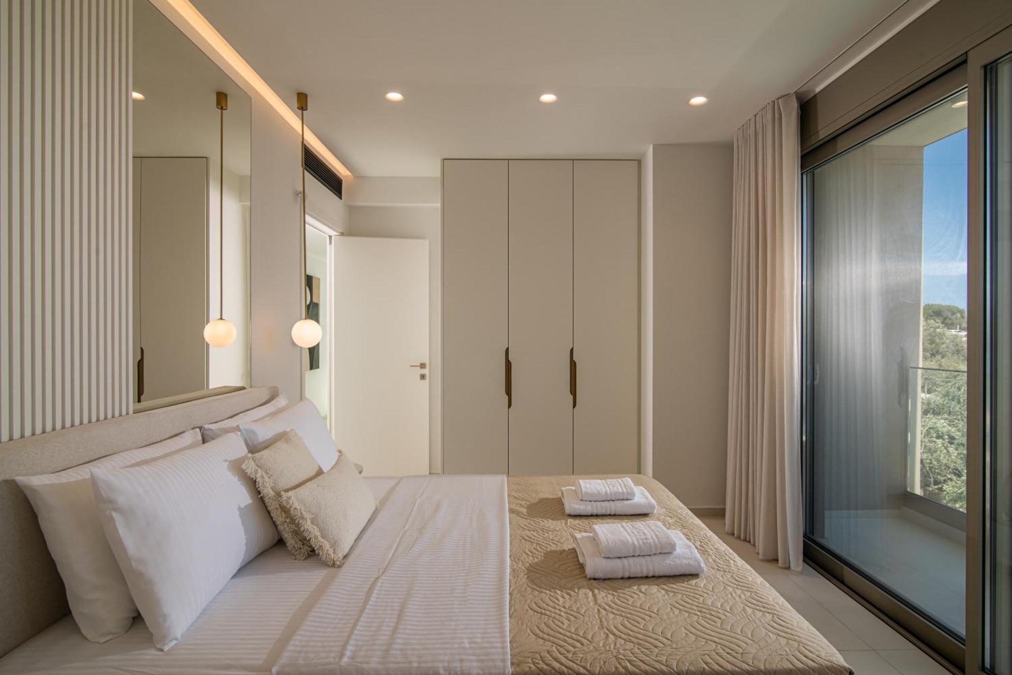Beachfront Villa Edem Dedicated Beach Space - Heated Pool Agios Nikolaos  Exterior photo