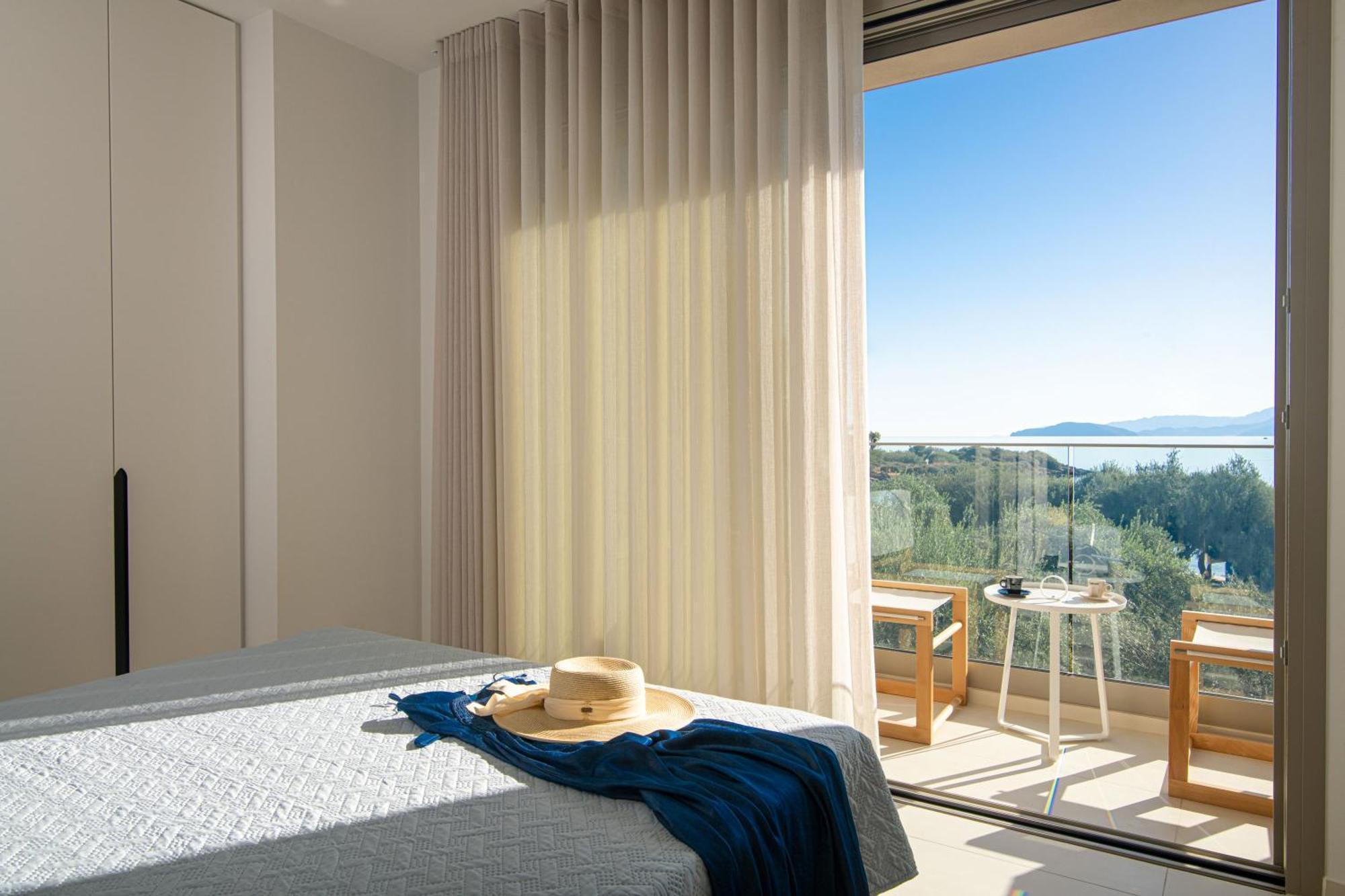 Beachfront Villa Edem Dedicated Beach Space - Heated Pool Agios Nikolaos  Exterior photo