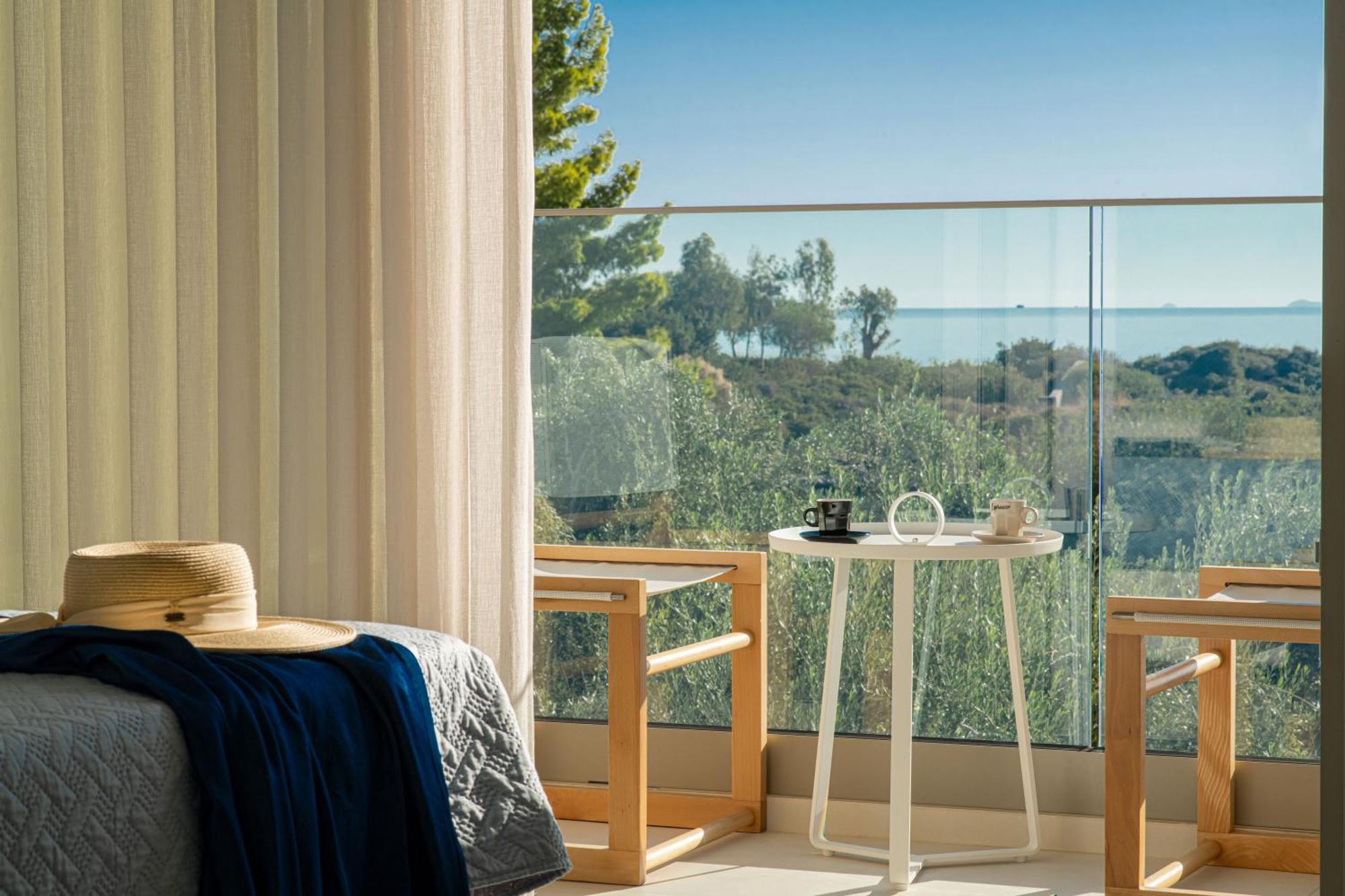Beachfront Villa Edem Dedicated Beach Space - Heated Pool Agios Nikolaos  Exterior photo